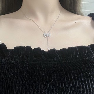 Vòng cổ Mặt Bướm Đính Đá Pha Lê