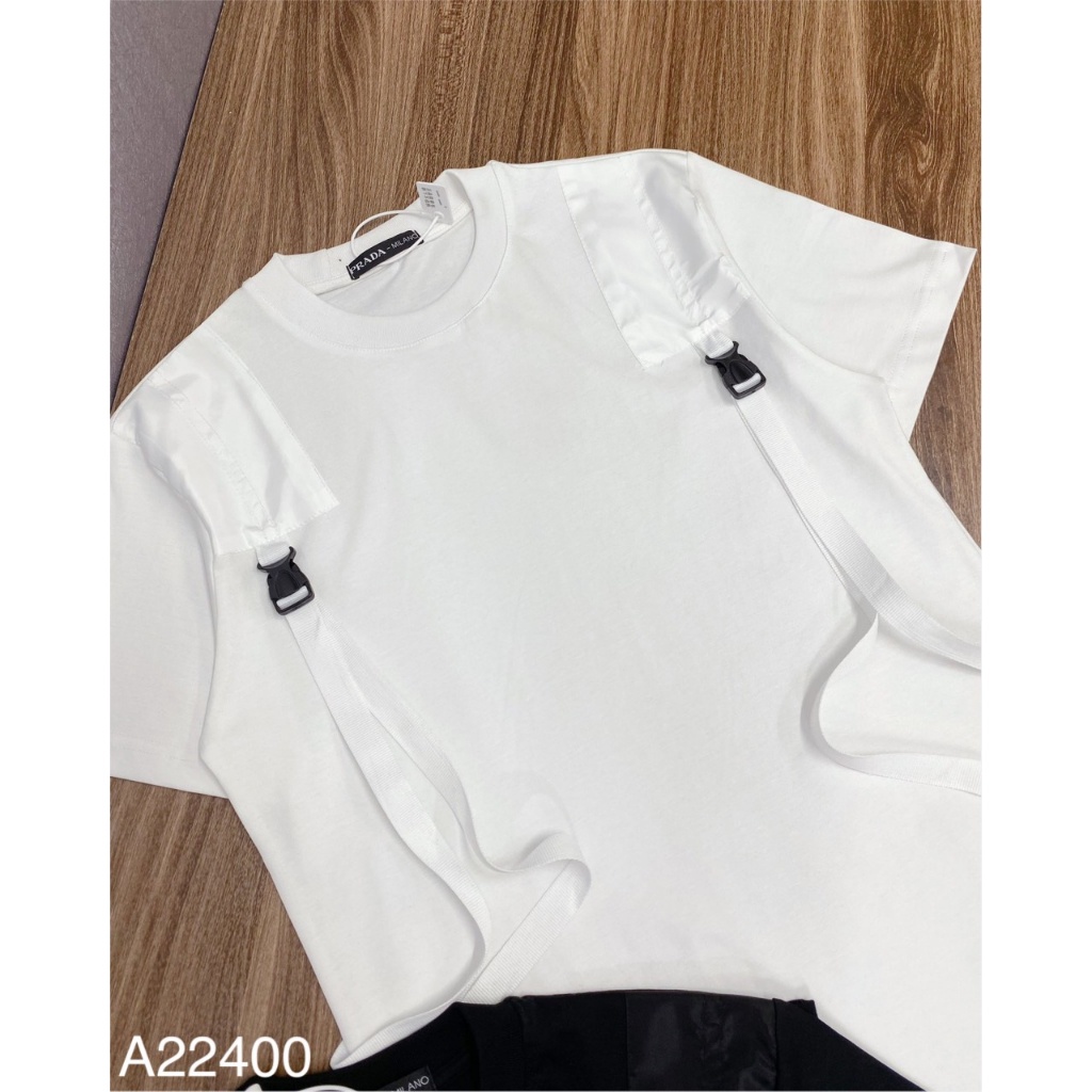 Áo Phông Nam Phối Khóa Bấm Sọc 2 Vai Kiểu Dáng Đơn Giản Cực Chất, Áo Thun Nam Cotton Phối Thiết Kế Trẻ Trung Cao Cấp