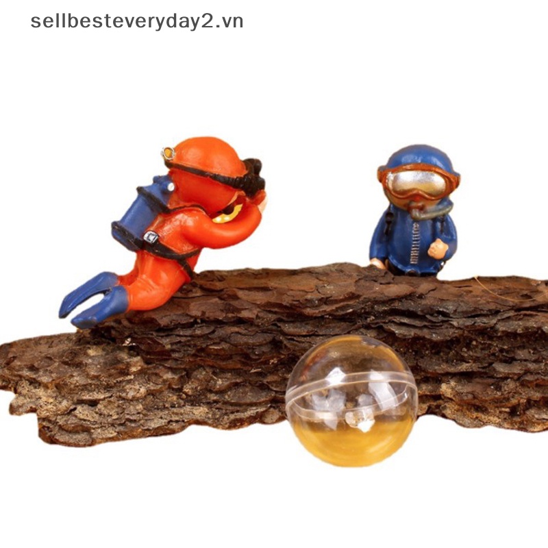 Tượng Ếch Xanh Mini Phát Quang Trang Trí Bể Cá