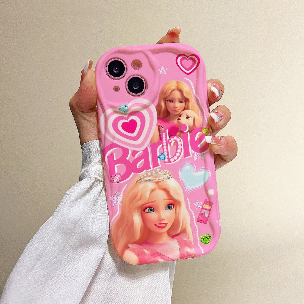 Ốp Điện Thoại Tpu In Hình Búp Bê Barbie Màu Hồng Cho iPhone 11 12 14 Pro 7 plus 6s plus xr xsmax 14 Promax 13 8 plus 11 Promax 12 Promax