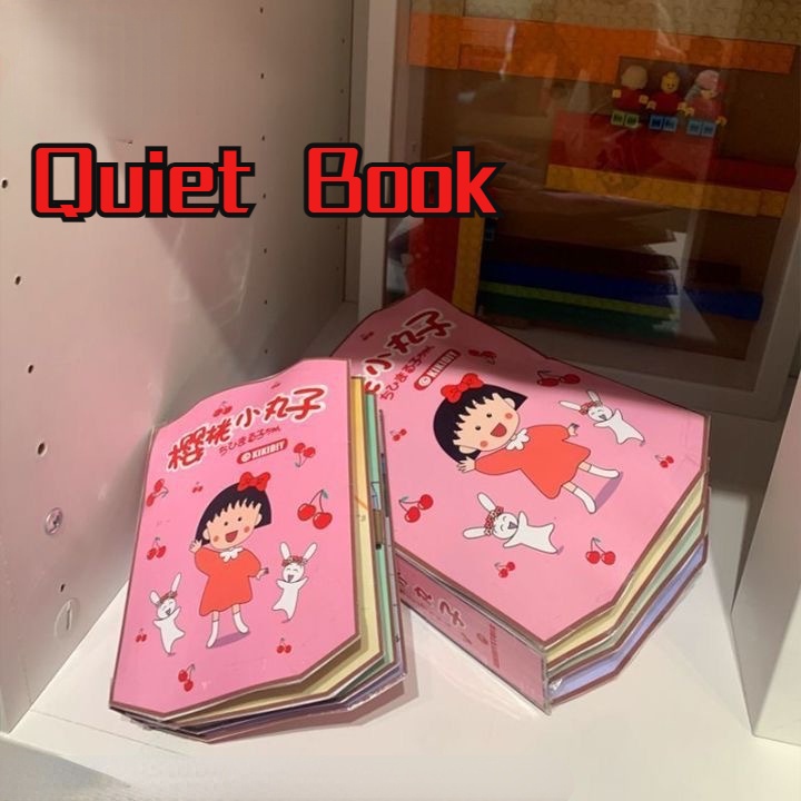 SANRIO Sách Giấy Dán Hoạt Hình Mini Giảm Căng Thẳng Dành Cho Nhà Búp Bê