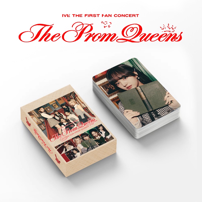 55pcs/box IVE The Prom Queens Photocards First Fan Concert Lomo Cards Rei Liz Wonyoung Yujin Gaeul Leeseo Kpop Postcards  New Arrivals
