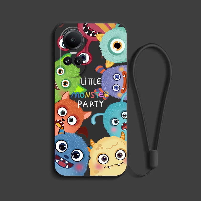 🔥🔥🔥  ốp lưng OPPO Reno 10 10 pro 5G Ốp Điện Thoại  Dẻo Hình Quái cute Vật Hoạt Hình Chống Sốc