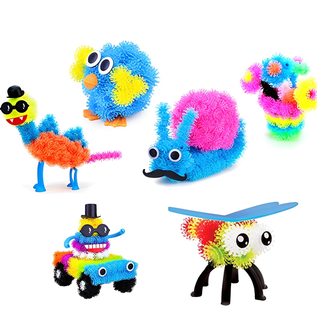 100-1200PCS BUNCHEMS MAGIC BALL 400+ PIECES ACCESSORIES 3D CREATION KIT KIDS GIFT