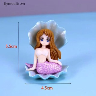 Tượng nàng tiên cá hoạt hình trang trí bể cá