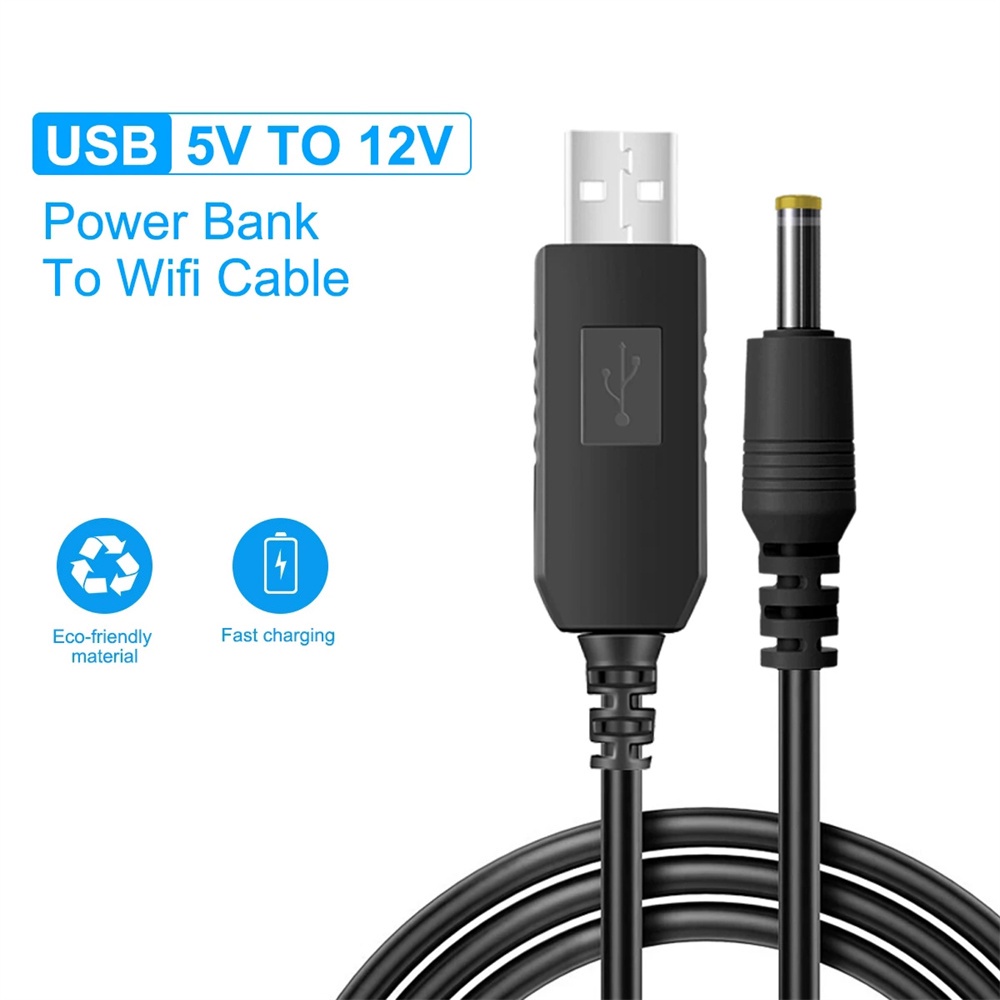 Dây Cáp Sạc 4.0 Sang dc5521 5v 12vdc3.5 9v Đầu Tròn usb Tiện Dụng