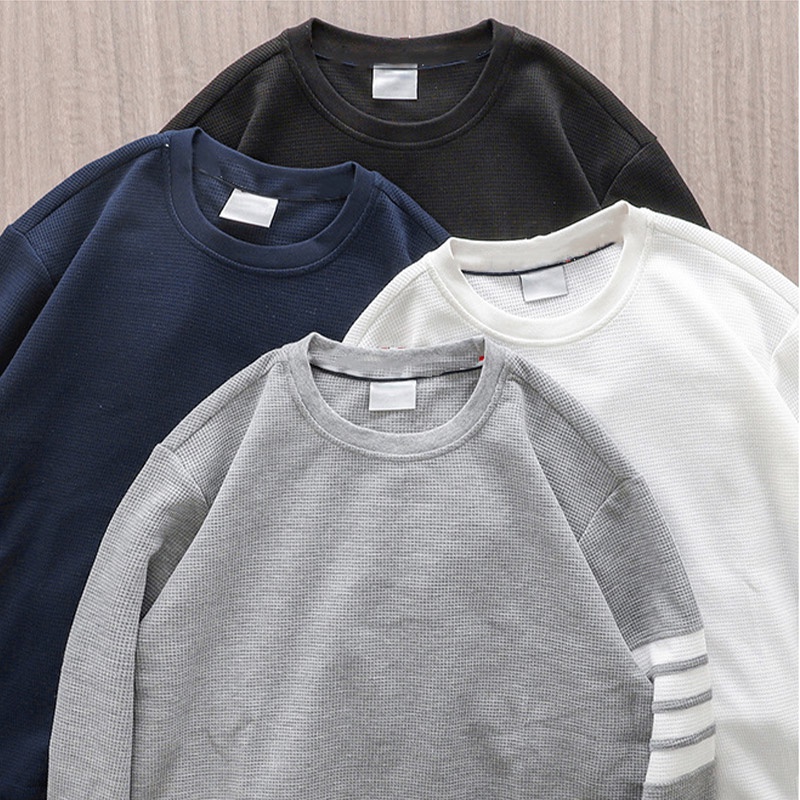 Nurgaz Áo sweater Thể Thao Tay Dài Dáng Rộng Thoải Mái Ấm Áp Cho Nam