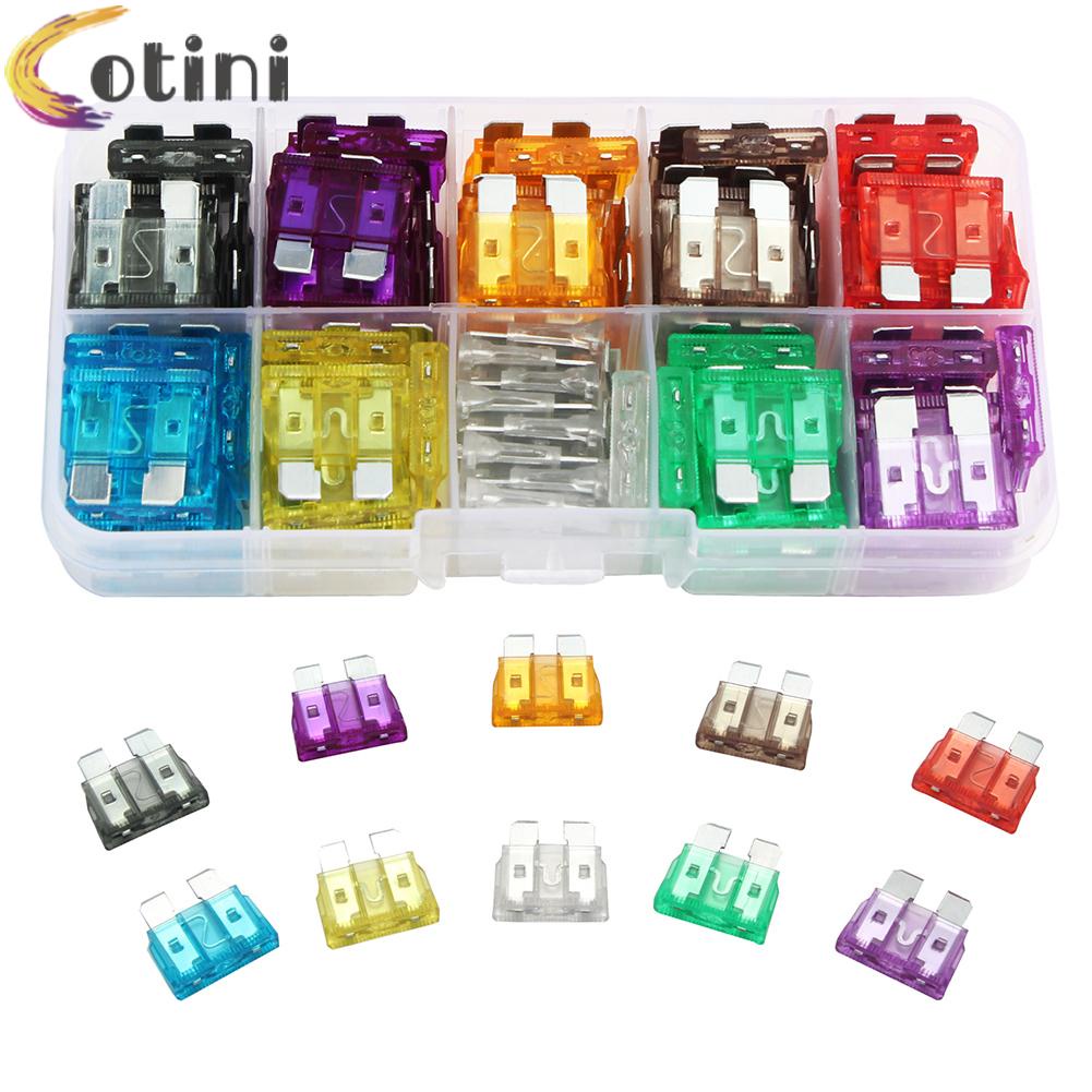 100 Cầu Chì 15A 20A 25A 30A 35A 10 Loại Cho Xe Hơi