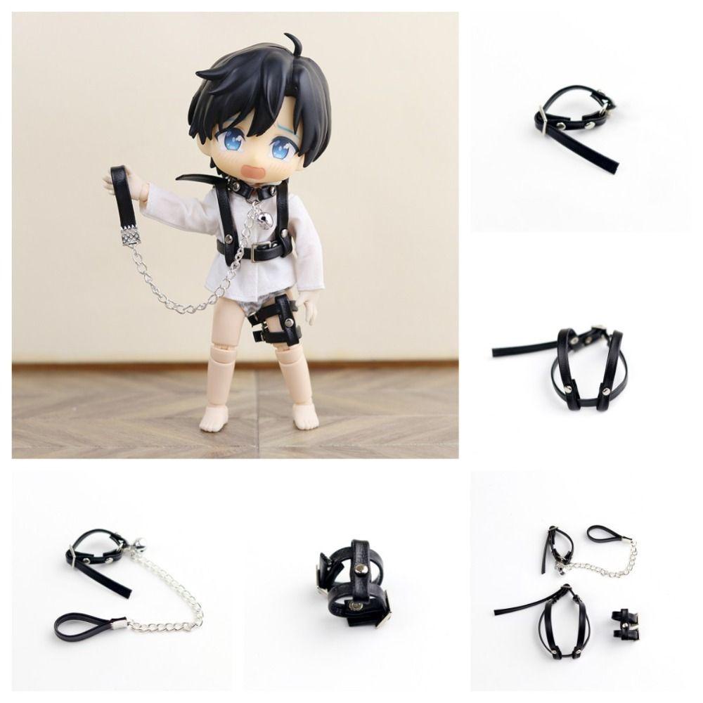 Búp Bê Màu Cầu Vồng Chất Liệu Da PU Cổ Búp Bê 1 / 11 OB11