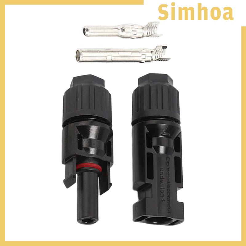 2 Đầu Nối Dây Tấm Pin Năng Lượng Mặt Trời Pv 2.5 / 4 / 6mm 30A