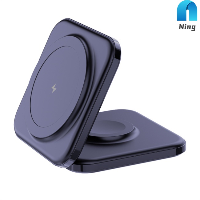 Đế Sạc Không Dây 2 Trong 1 Có Nam Châm Cho Điện Thoại / Đồng Hồ