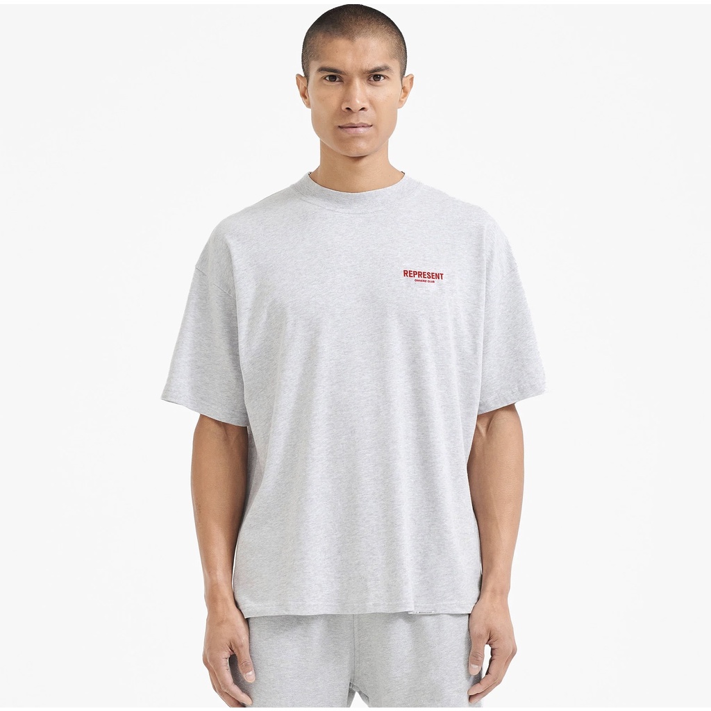 HPYX REPRESENT The Owners Club logo printed short-sleeved solid color round neck T-shirt