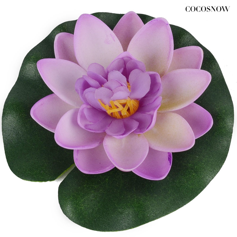 Hoa súng nhân tạo hoa sen nổi trang trí bể cá sân nhà