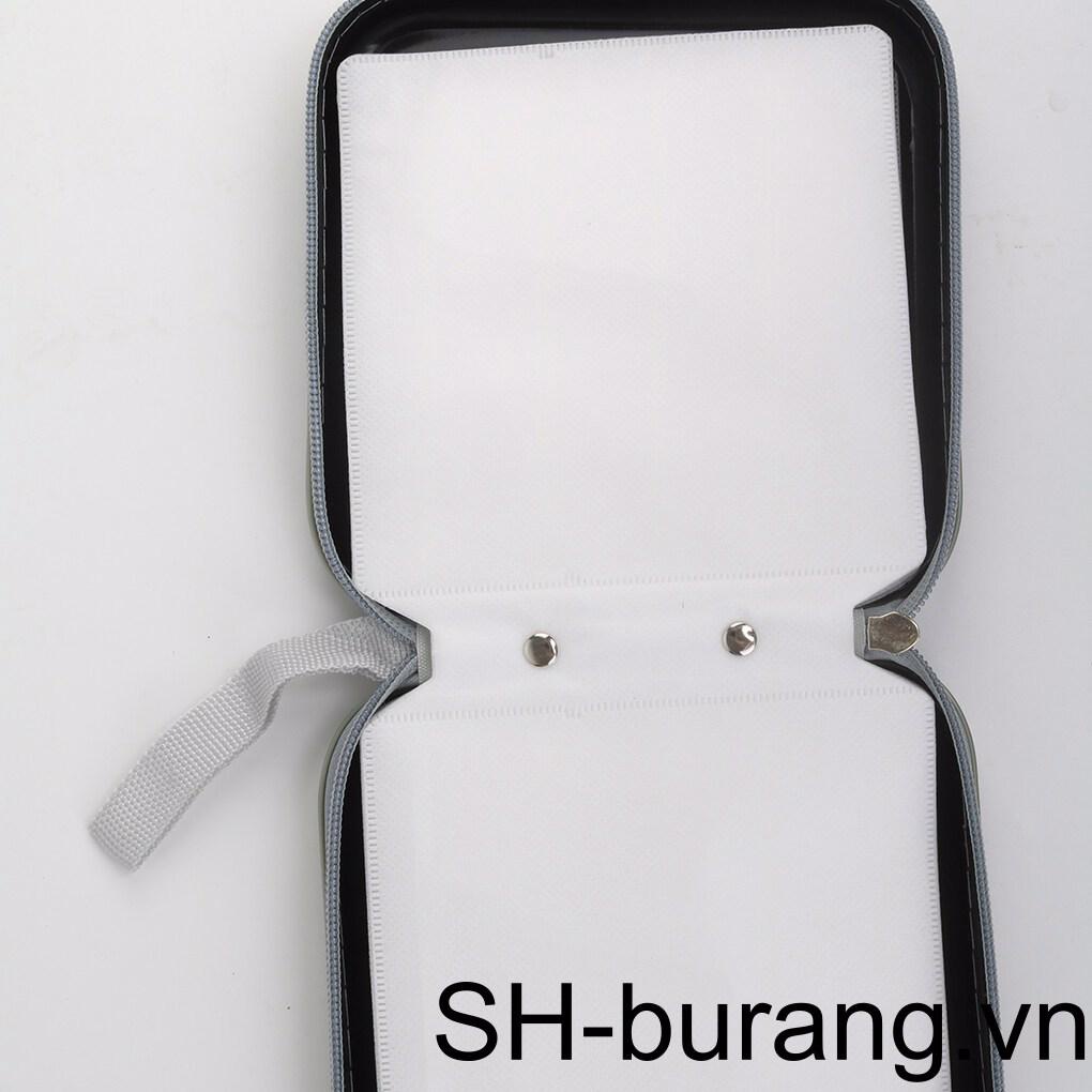 Đúc 40 dung lượng cd / dvd / vcd hộp đựng lưu trữ hộp đựng tổ chức ví đĩa