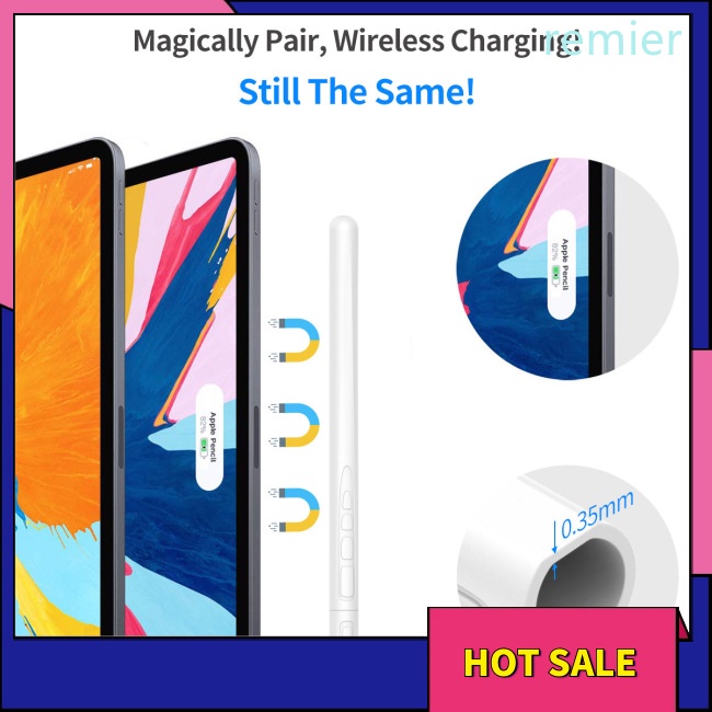 Re silicone case cho apple pencil 2 cradle stand holder cho ipad pro stylus pen protective cover