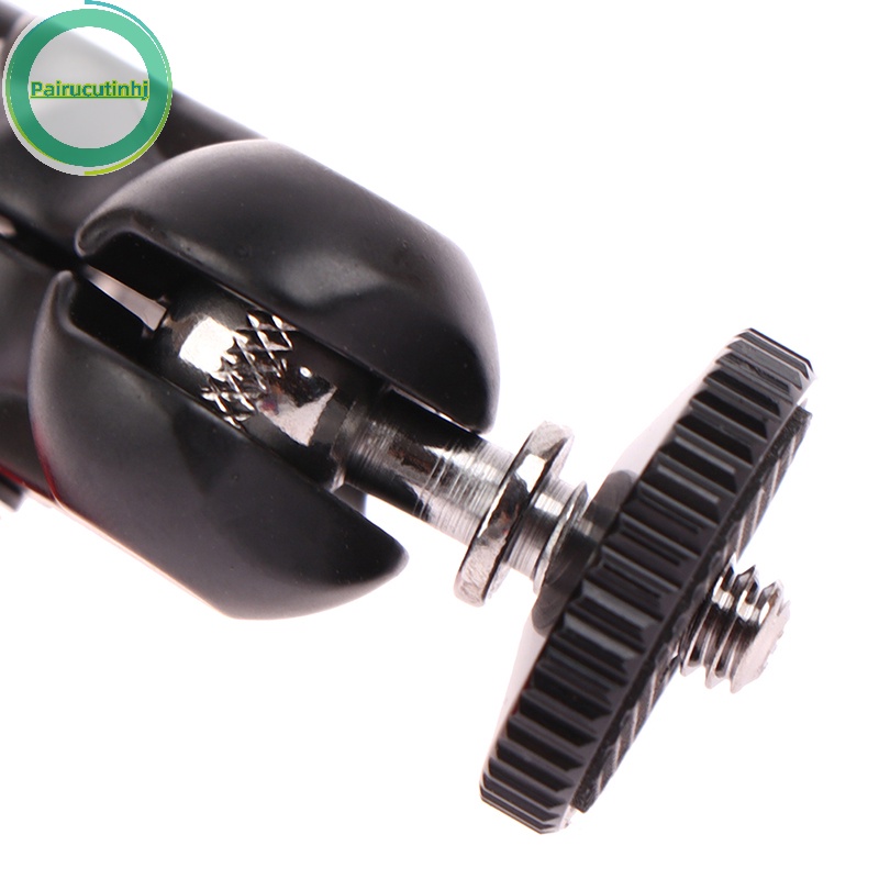Pairhj double ball head shoe mount universal magic arm with small ball head monitor vn