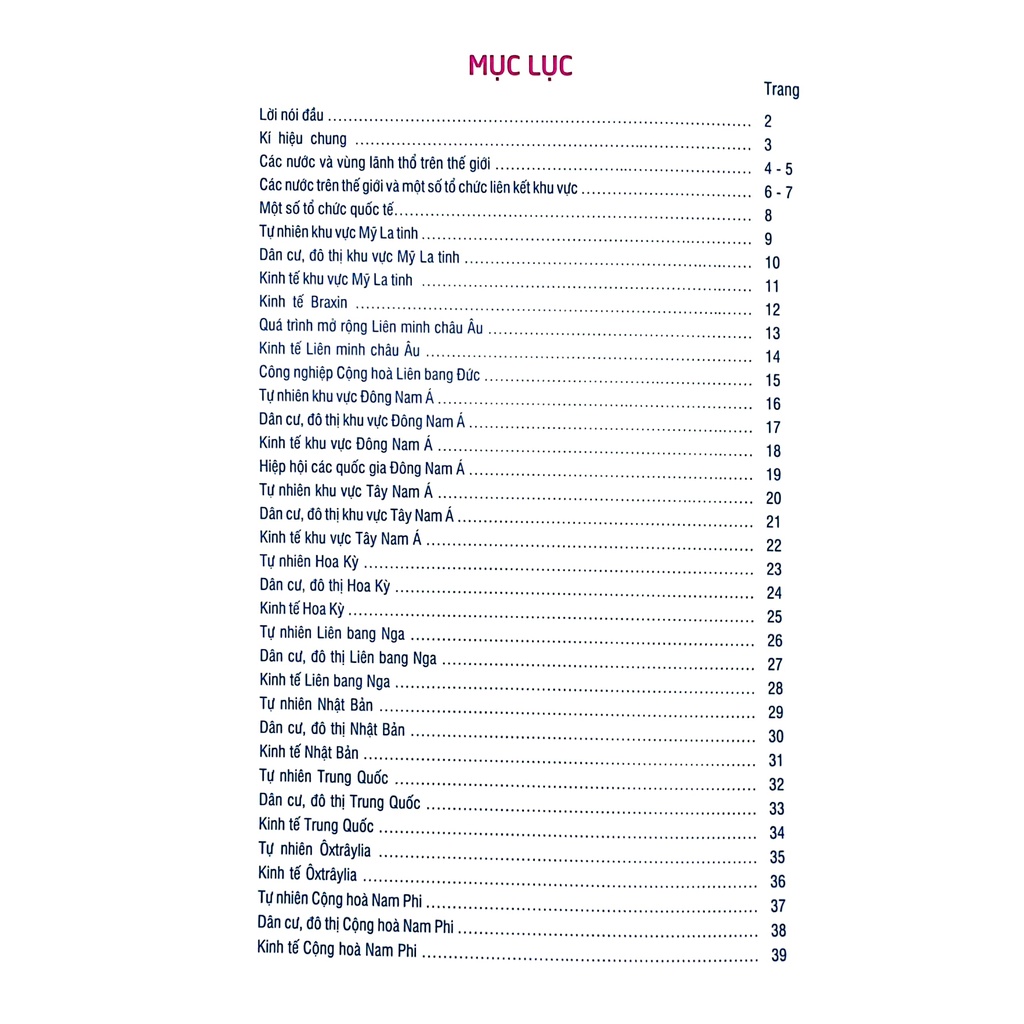 Sách Tập Bản Đồ Địa Lí 11