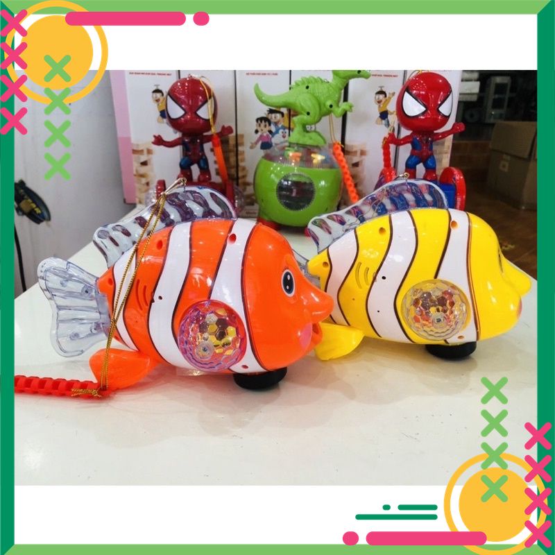 Đồ chơi Lồng đèn Trung thu cá Nemo nhạc đèn vui nhộn