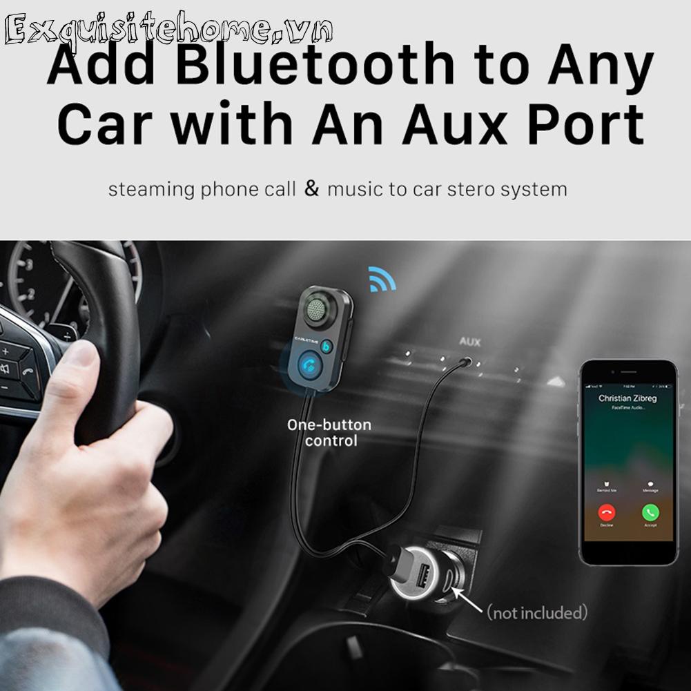 Xe hơi bộ thu 5.0 tương thích bluetooth-bộ phát bt tự động usb 3.5mm aux