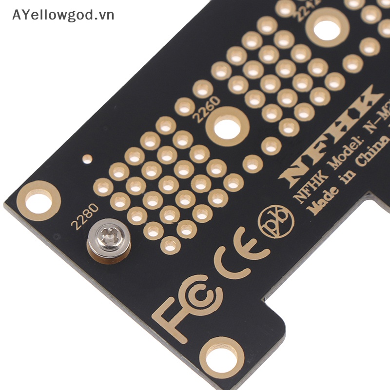 Ayellowgod m.2 nvme ssd ngff to pcie 3.0 x4 adapter m key interface card vn