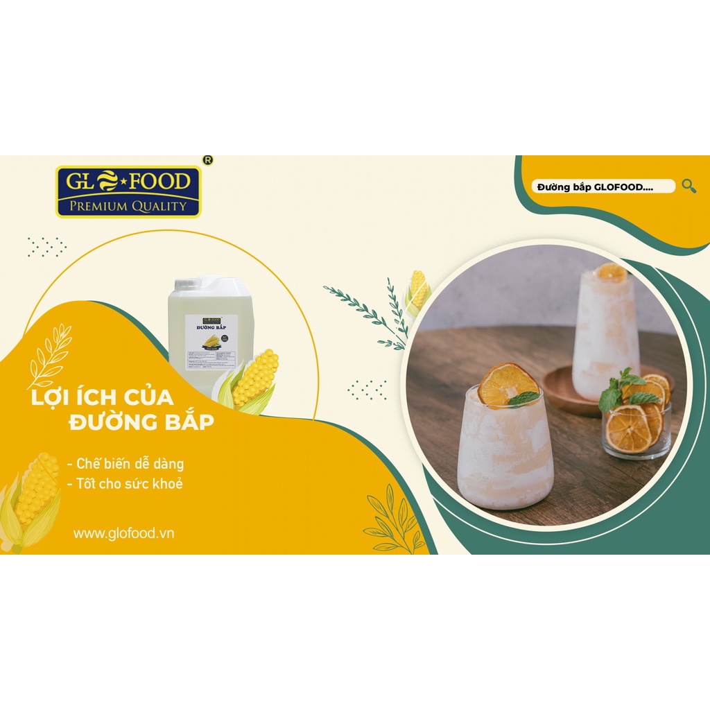 Đường bắp Glofood can 6kg