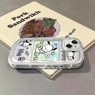 Vỏ điện thoại chống vỡ có sẵn cho iphone11 12 13 14pro max cao cấp iphone x xr xs max se trong suốt iphone 7 plus 8 plus happy white dog soft case