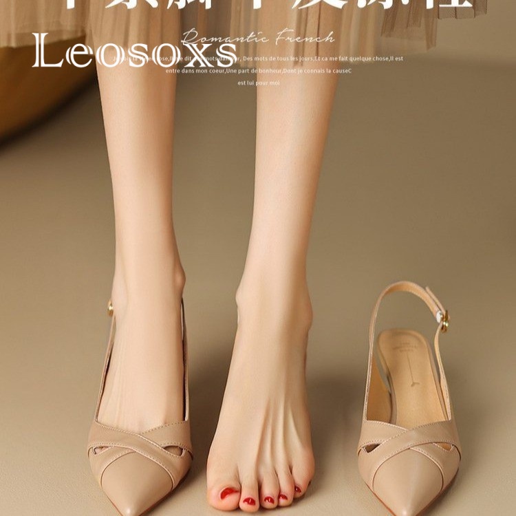 Leosoxs dép sandal nữ dép bánh mì nữ thời trang dép đế cao Chống Trượt 081018