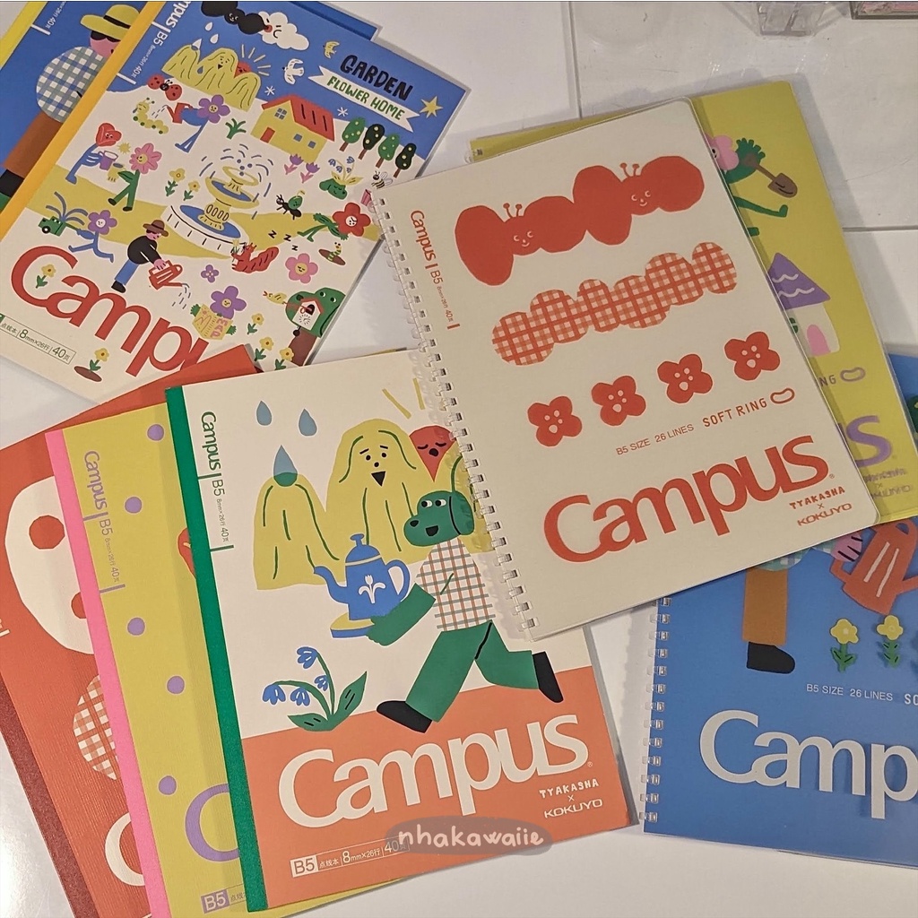 Vở kẻ ngang Campus Tyakasha, tập học sinh 80 trang