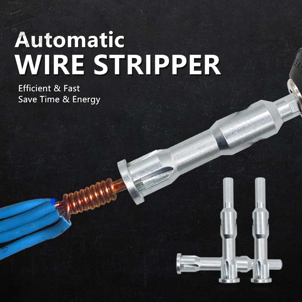 Augustina wire stripper hướng dẫn sử dụng đầu nối tự động máy khoan bit điện công cụ xoắn dây nhanh