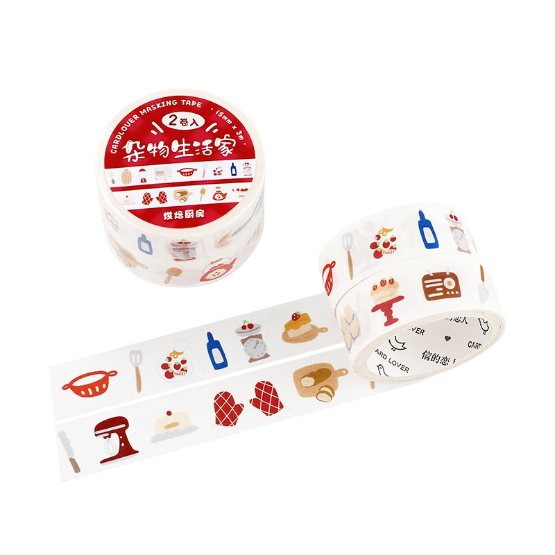 Enwei 15mm * 3m  lovely journal masking tape washi paper washi tape scrapbooking material scrapbook kit