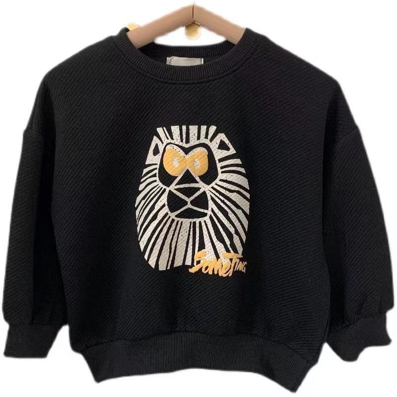 90-140cm Họa Tiết Tuyệt Vời Phiên Bản Hàn Quốc Thu Đông Mới Bé Trai Bé Gái Áo Thời Trang Trẻ Em Bé Dài Tay Áo Chui Đầu Đẹp Trai