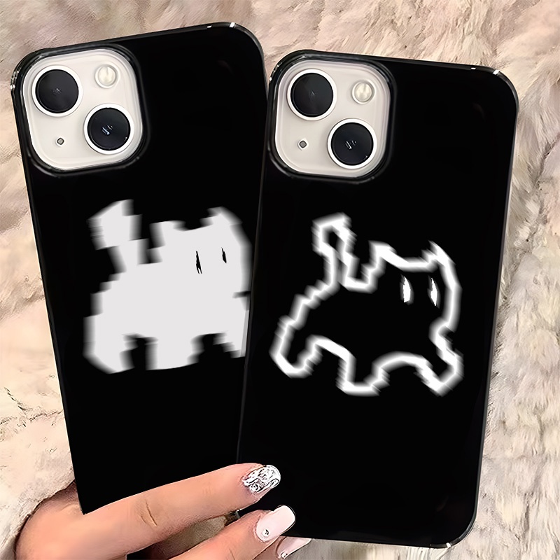 Soft couple cat case tương thích cho iphone 14 12 13 11 pro xs max xr x 8 7 plus tpu chống va đập thẩm mỹ chống va đập trong suốt trong suốt dễ thương vỏ điện thoại vỏ silicon