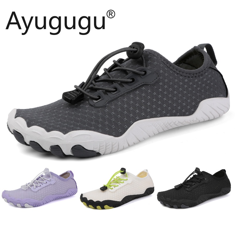 Aqua aerobics shoes quick-dry upstream shoes non-slip fishing shoes soft yoga sports shoes nam women gym running shoes giày lội nước cha mẹ-con
