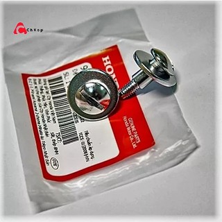 Bộ Ốc  cốp 2 cạnh bắt xe Dream xịn ( fun bộ 4 chi tiết Ốc cốp xe kèm long đền đệm phẳng zin Chính hãng Honda) ALONGTOOL