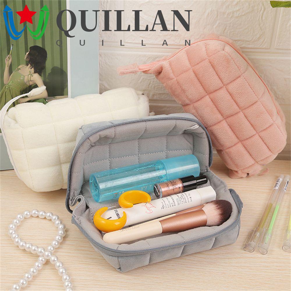 Quillan pillow hộp đựng bút chì sang trọng kawaii đồ dùng văn phòng mềm gối sang trọng túi đựng mỹ phẩm có dây kéo dung tích lớn