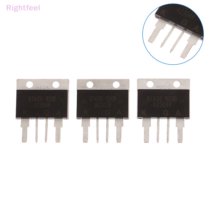 Rightfeel 1pc bta100 800b 1200b 1600b 100a 800v 1200v 1600v bta100-800b bta100-1200b bta100-1600b scr công suất cao mới