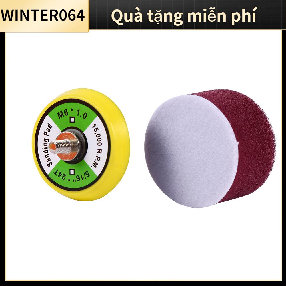 16 cái 2" Bọt Biển Đánh Bóng Phẳng Buff Pad Đặt Cho Air Sander Máy Xe Chủ Đề M6X1 Winter064