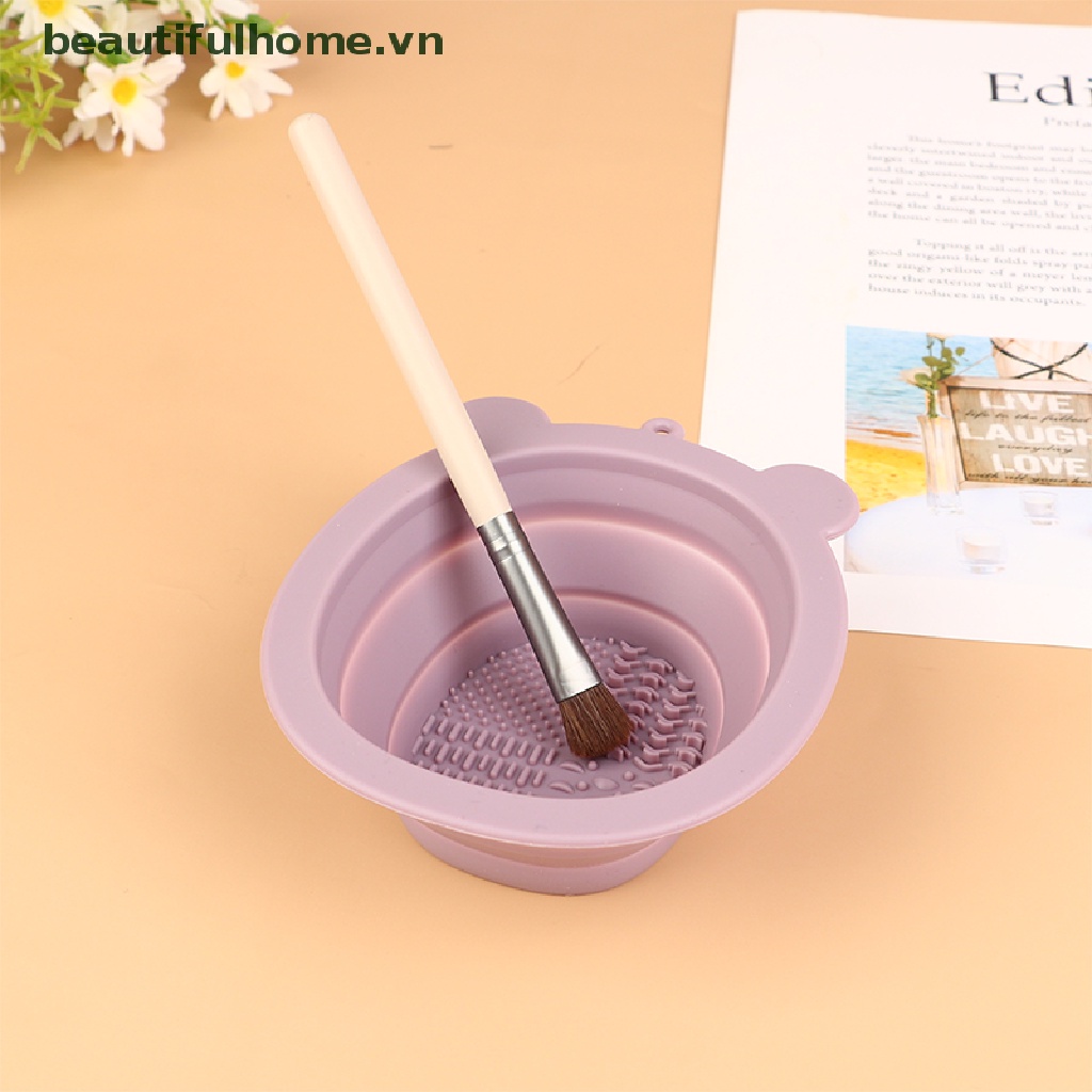 Miếng Silicone Vệ Sinh Cọ Trang Điểm DIY Tiện Dụng