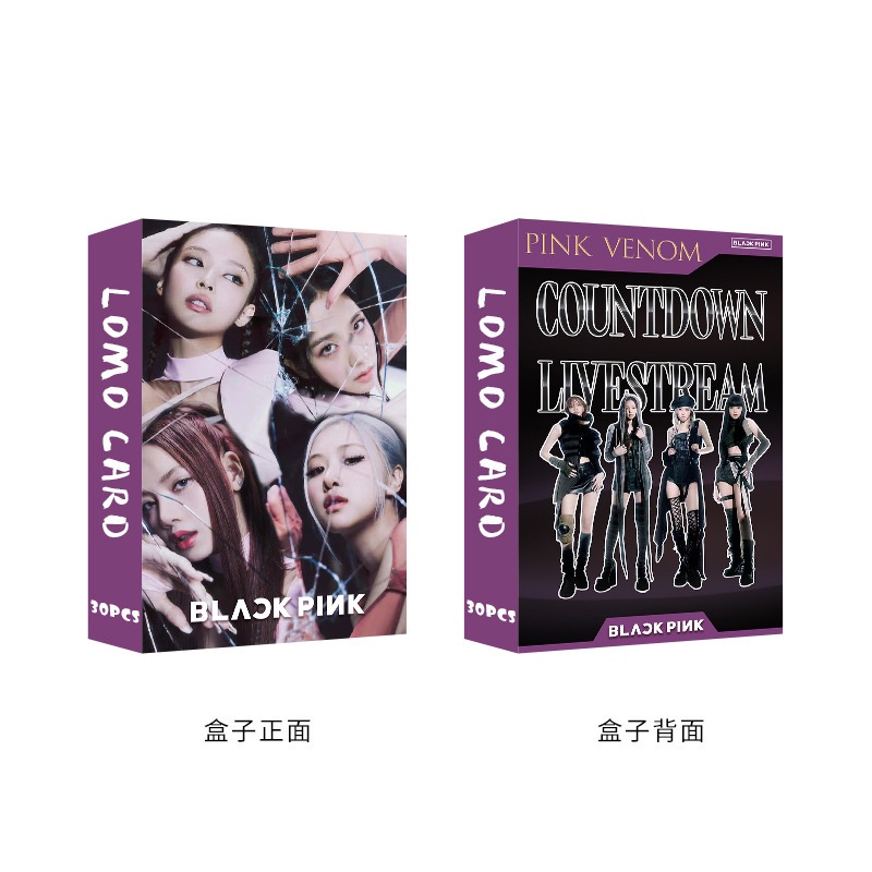 Hôp Lomo Pink Venom BORN PINK LISA JENNIE ROSE JISOO