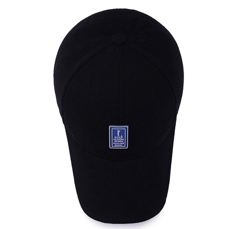 Mũ Lưỡi Trai Cotton Màu Trơn Đơn Giản Thời Trang Cho Nam