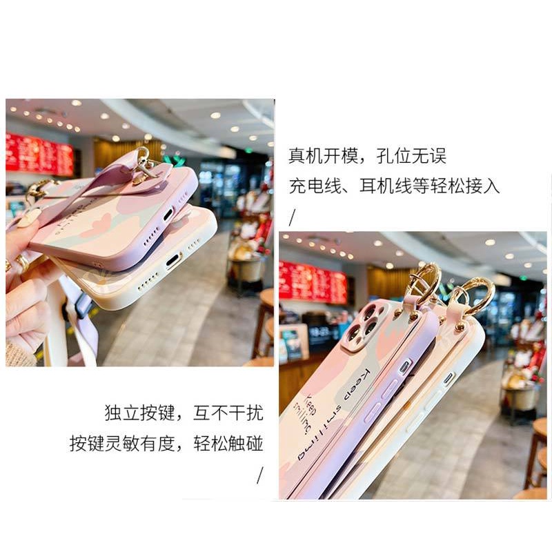 Ốp Điện Thoại Có Dây Đeo Cho Xiaomi Redmi 12C 11A 10C 10A 9C NOTE 10 10S 11 11S PRO + 11T 12 9S 9 9T 5 7 6 PRO PLUS 4G 5G