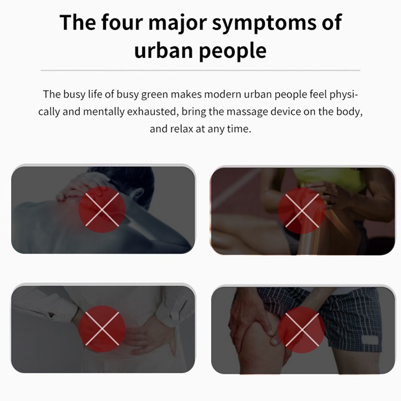 Miếng Dán Massage Lưng Mini Bằng Điện EMS