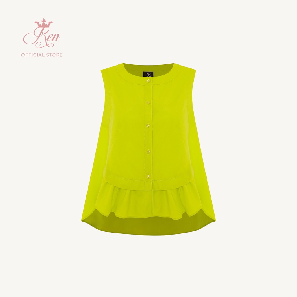REN BY TEE - Áo Vạt Cao Thấp Nhún Vạt Trước Nhiều Màu