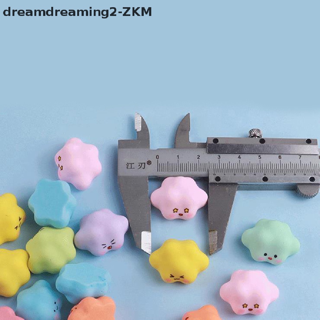 [Dreaming] Bộ 2 Mô Hình Búp Bê Hoạt Hình Đám Mây Mini Bằng Nhựa Phát Sáng Trang Trí Tiểu Cảnh / Nhà Cửa / Sân Vườn