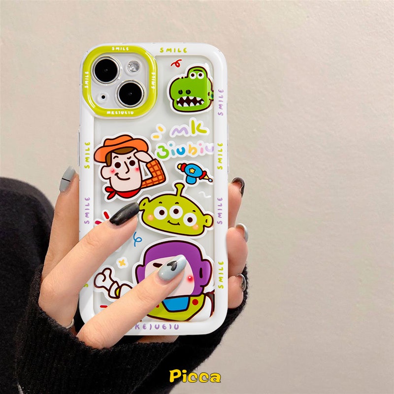 Ốp Điện Thoại Tpu Mềm Chống Sốc In Hoạt Hình Toy Story Cho IPhone 7Plus XR 13 14 12 Pro MAX 6S 6 Plus 11 14 X XS MAX