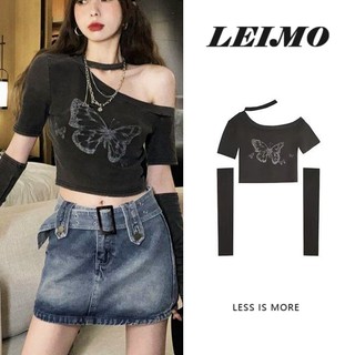 Áo Thun Nữ Ngắn Tay Lệch Vai Phong Cách Mới