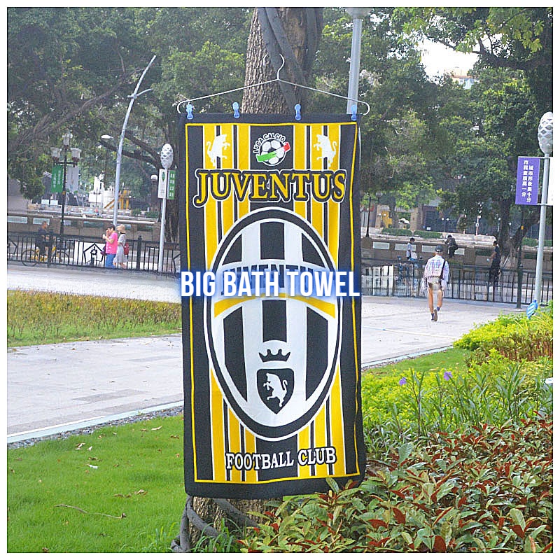 Khăn Tắm Hình Đội Bóng Chelsea Juventus Kích Thước 140 * 70cm