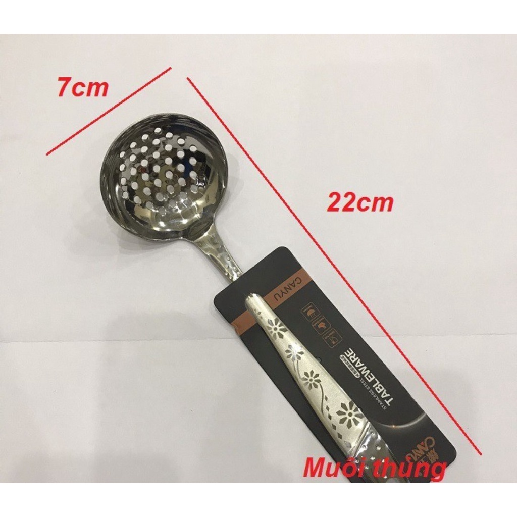 BỘ 4 MÓN MUÔI VÁ MÚC CANH CAO CẤP - INOX 304 , SET 4 MÓN MÔI - CHAO - XẺNG BẾP CAO CÁP - SÁNG SẠCH VỆ SINH