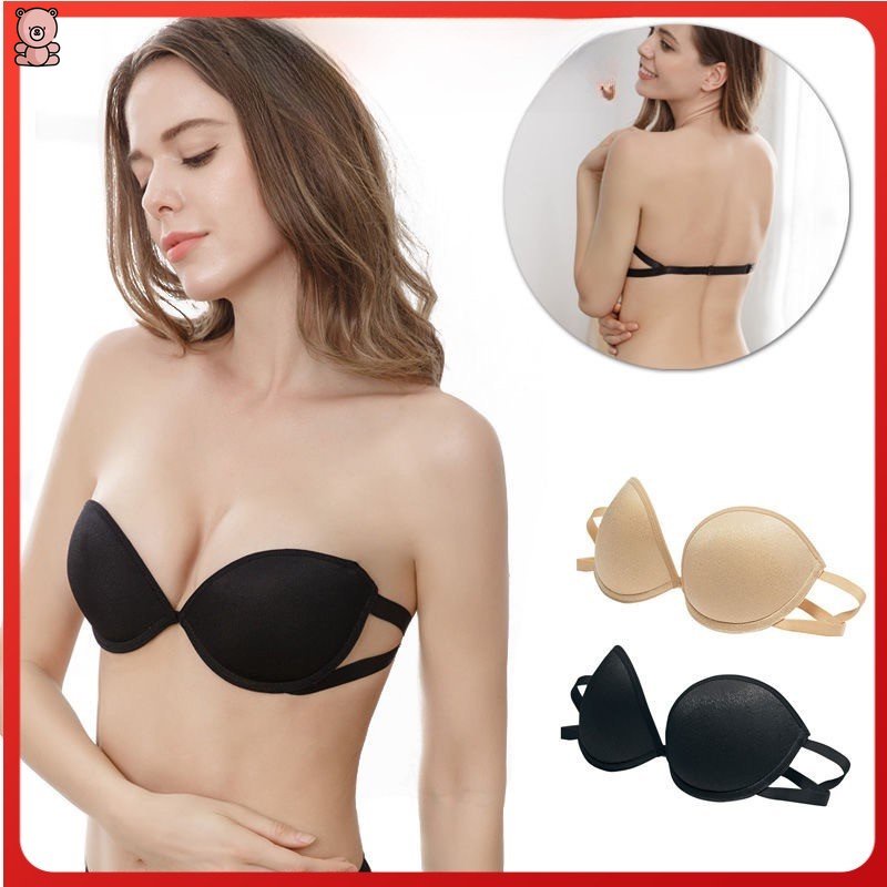 Momo Áo Ngực Không Dây Không Đường May Có Đệm Nâng Ngực Gợi Cảm Cho Nữ