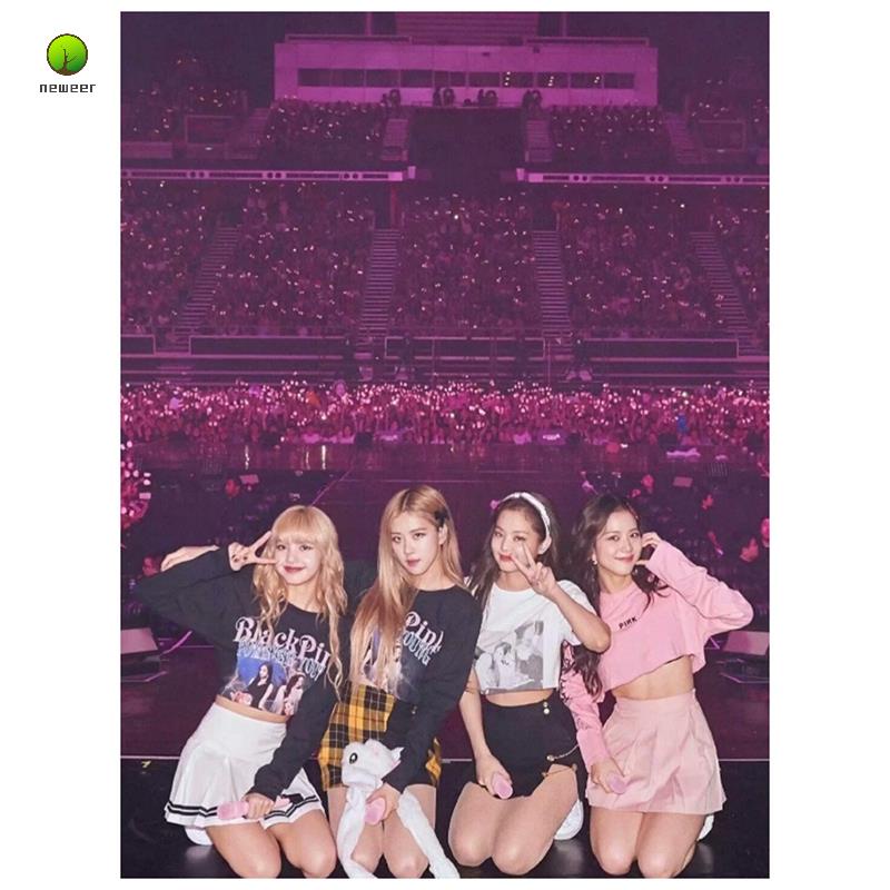 Bộ Tranh Đính Đá Họa Tiết Nhóm Nhạc BLACKPINK Độc Đáo Trang Trí Nhà Cửa